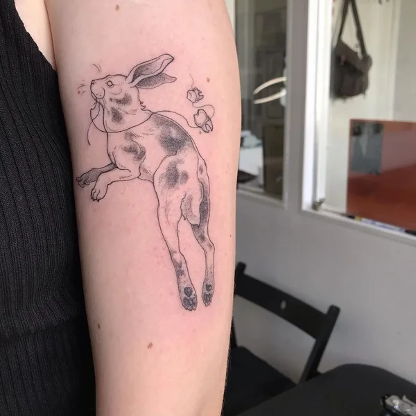 Graphic tattoo by Елизавета Панкова in Saint Petersburg