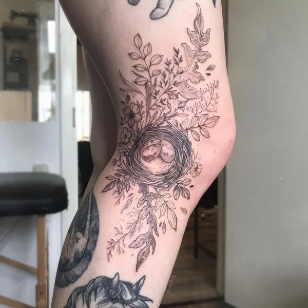 Graphic tattoo by Елизавета Панкова in Saint Petersburg