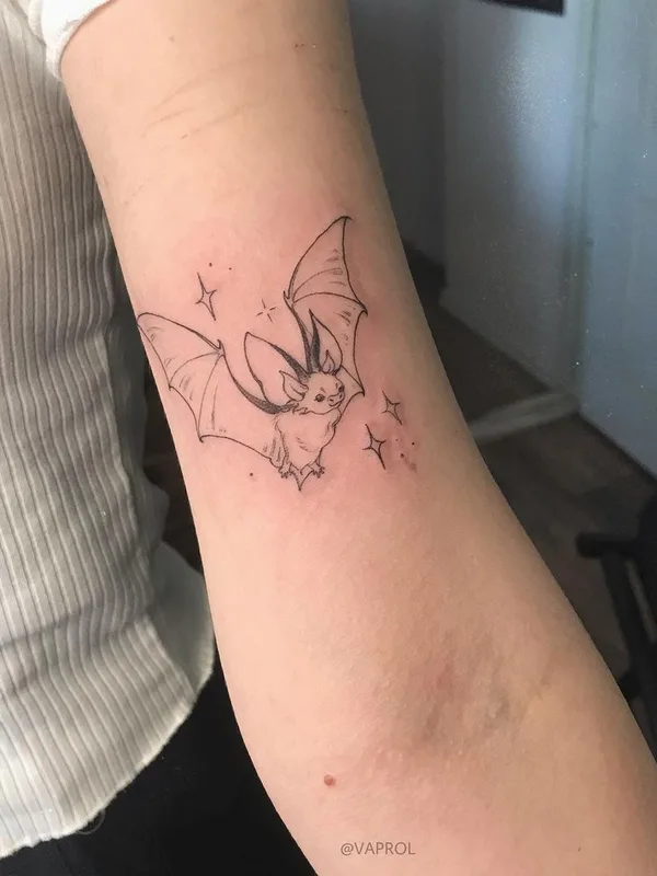 black linework 타투 부위 forearm #43647 | 타투이스트 Елизавета Панкова