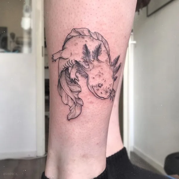 Graphic tattoo by Елизавета Панкова in Saint Petersburg