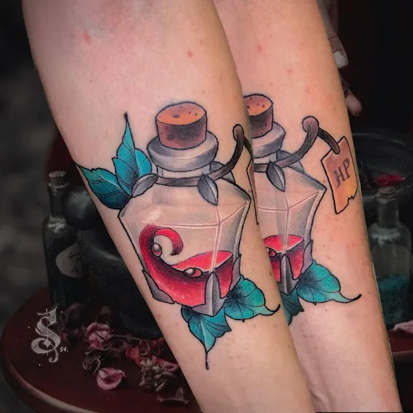 New School tattoo by Serenna Vortex in Saint Petersburg