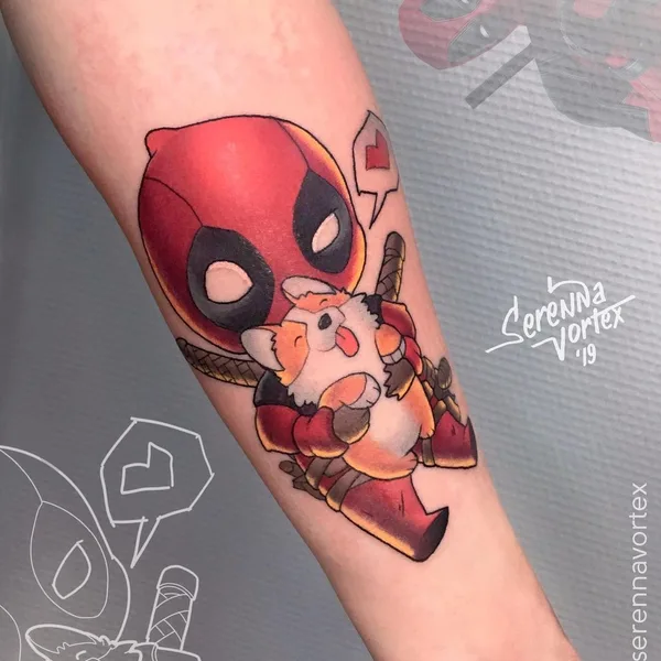 New School tattoo by Serenna Vortex in Saint Petersburg