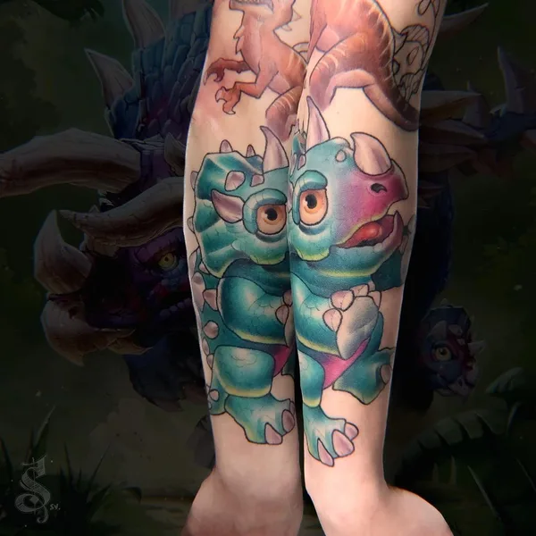 New School tattoo by Serenna Vortex in Saint Petersburg