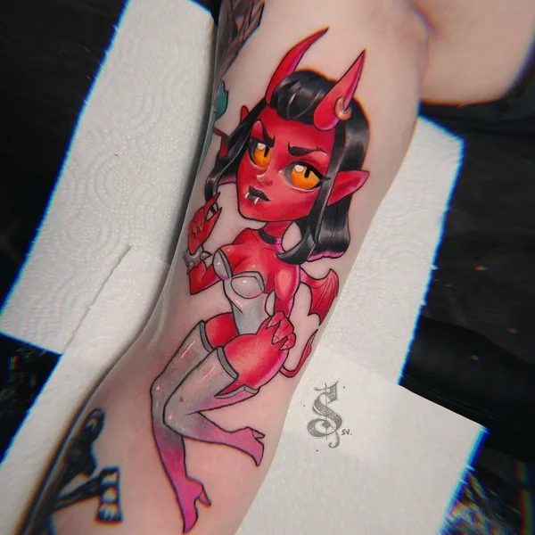 New School tattoo by Serenna Vortex in Saint Petersburg