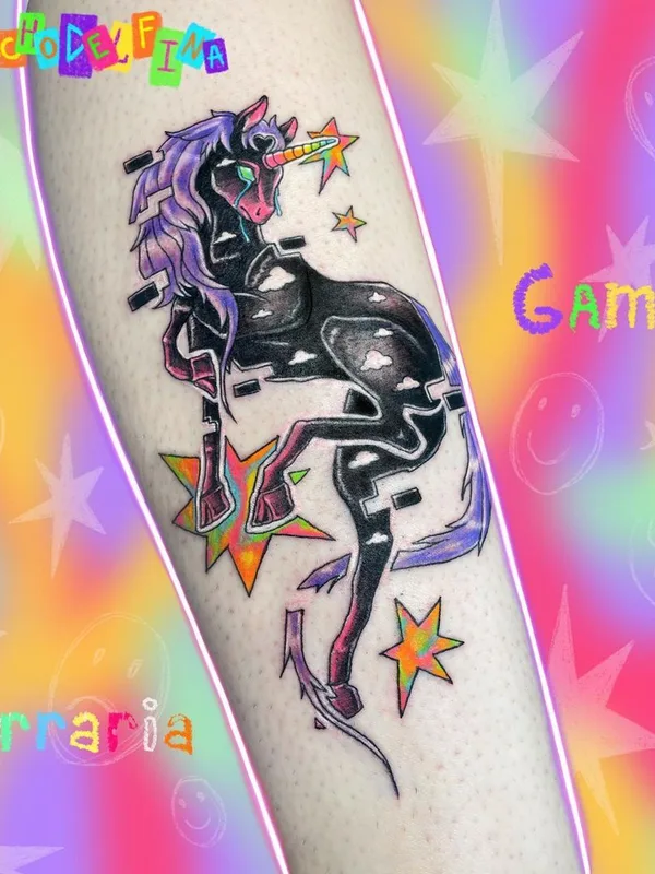 color illustrative Tatuaggio su forearm #43674 | Tatuatore Дельфина Норзова