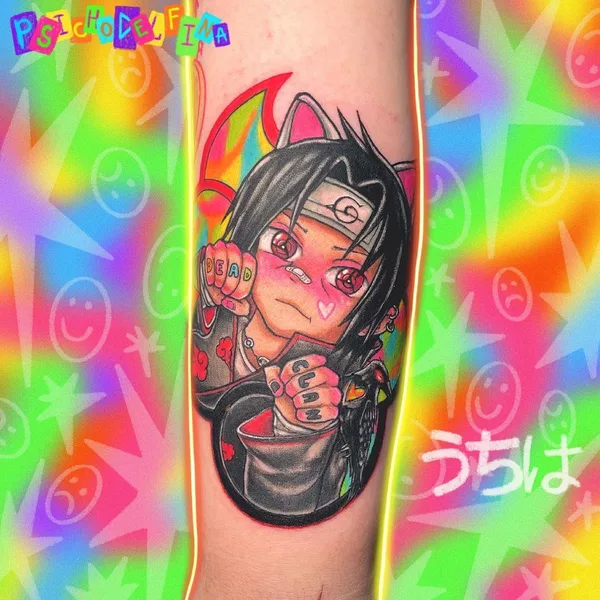 New School tattoo by Дельфина Норзова in Saint Petersburg