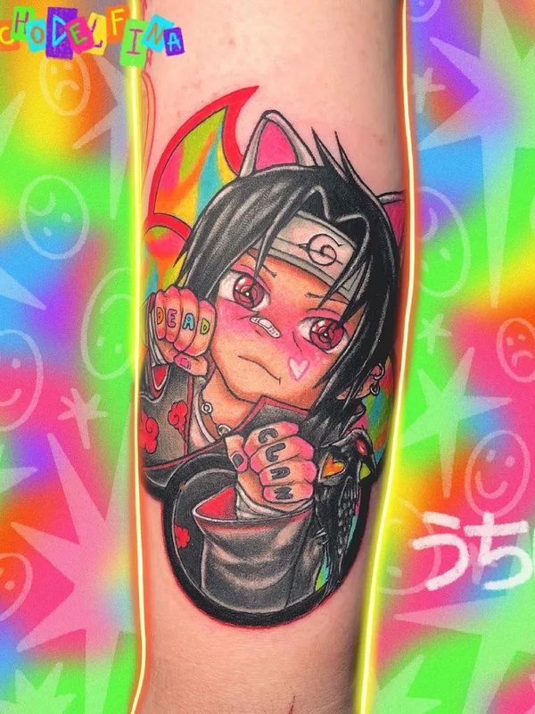 color anime Tatuaggio su forearm #43677 | Tatuatore Дельфина Норзова