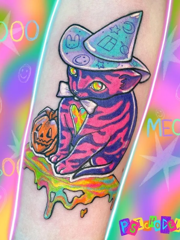 color illustrative Tatuaggio su forearm #43673 | Tatuatore Дельфина Норзова