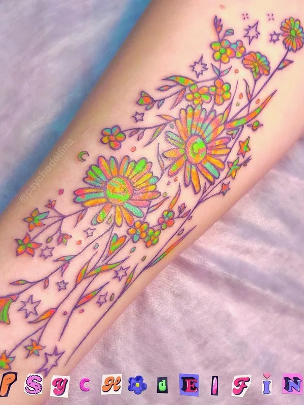 female color illustrative Tatuaggio su forearm #43666 | Tatuatore Дельфина Норзова
