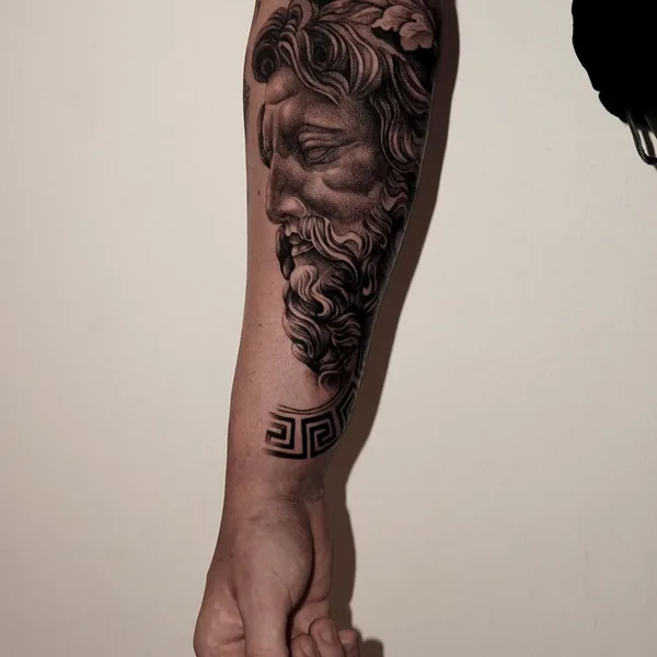 Graphic tattoo by Иван Невский in Saint Petersburg