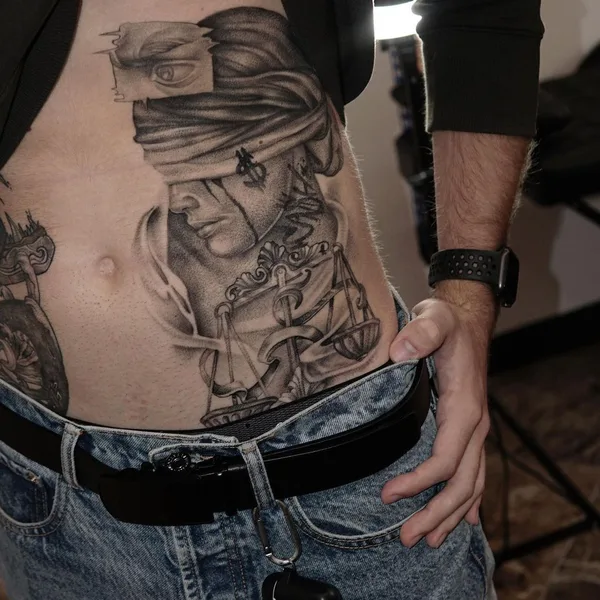 Graphic tattoo by Иван Невский in Saint Petersburg