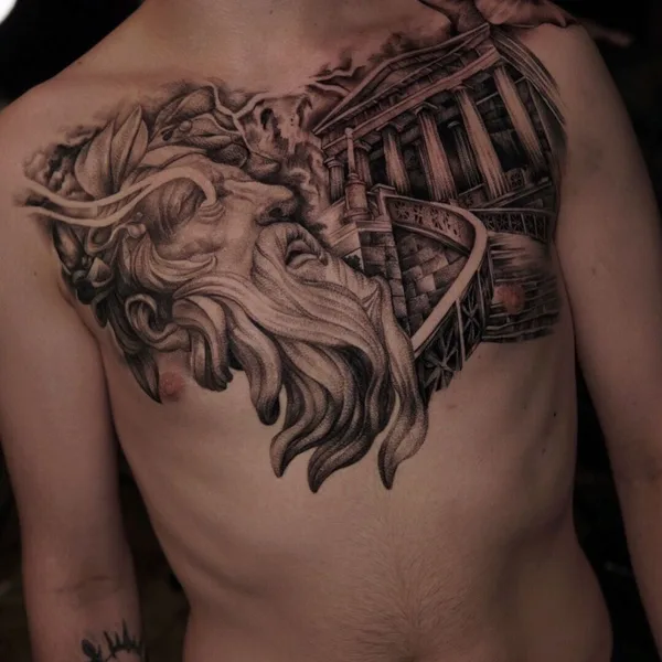 Graphic tattoo by Иван Невский in Saint Petersburg