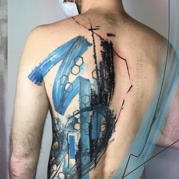 Абстрактная tattoo by Вадим Стрижко in Москва