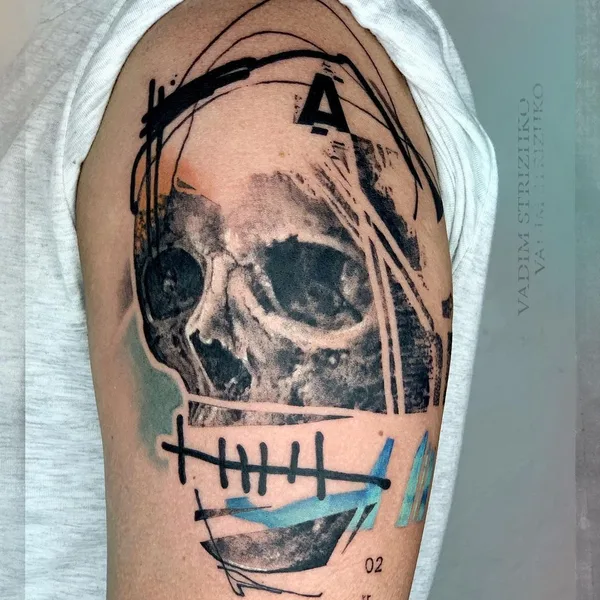 Абстрактная tattoo by Вадим Стрижко in Москва