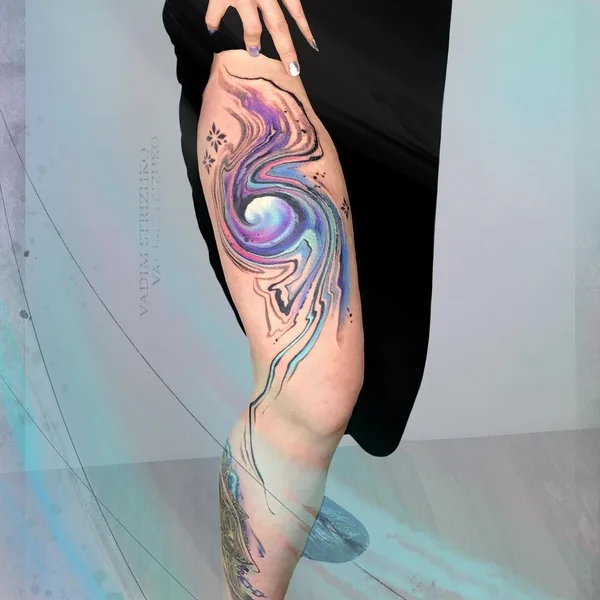 Абстрактная tattoo by Вадим Стрижко in Москва