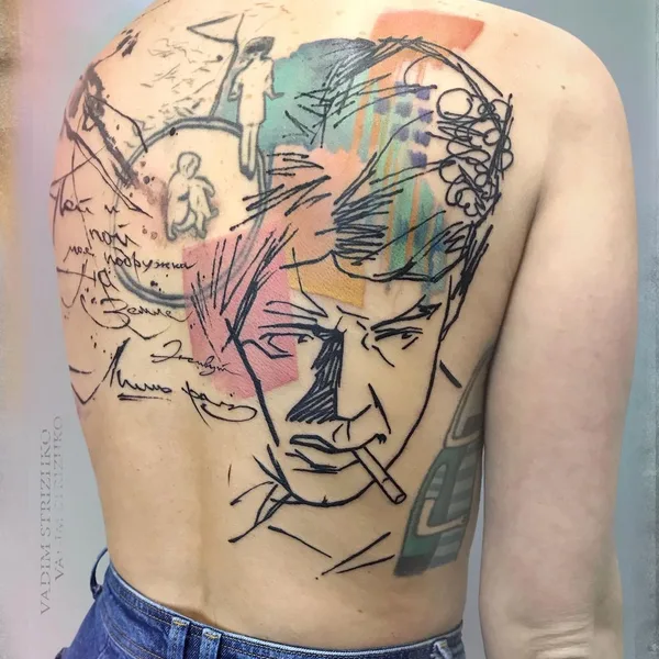 Абстрактная tattoo by Вадим Стрижко in Москва