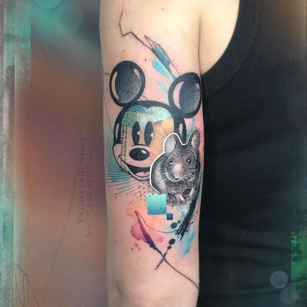 Абстрактная tattoo by Вадим Стрижко in Москва