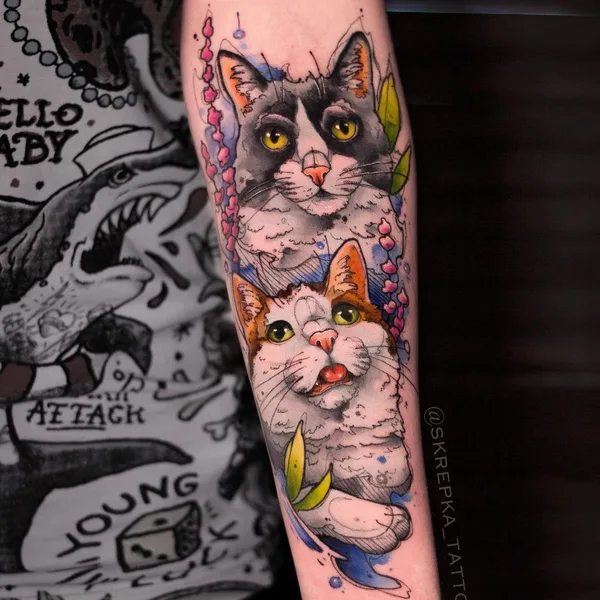 Скетч tattoo by Настя SKREPKA in Москва