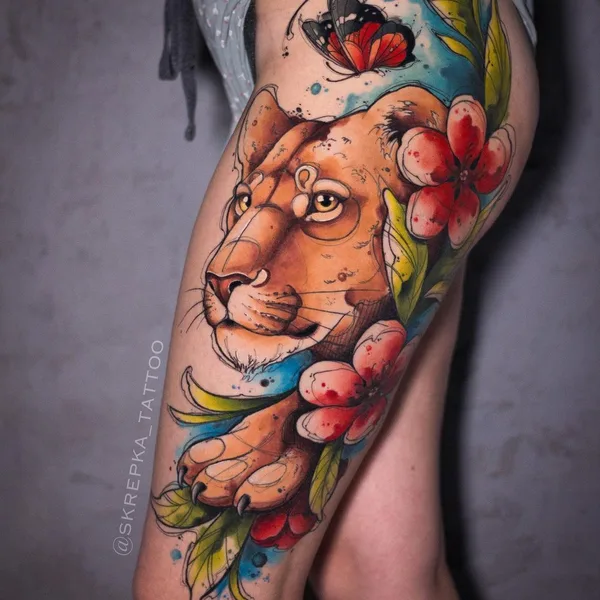 Скетч tattoo by Настя SKREPKA in Москва