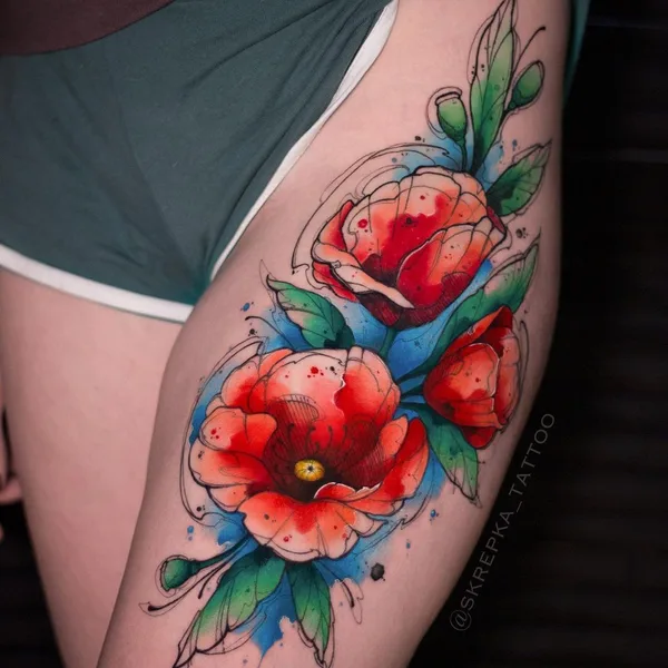 Скетч tattoo by Настя SKREPKA in Москва