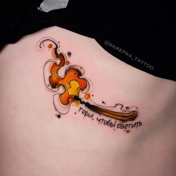 Скетч tattoo by Настя SKREPKA in Москва