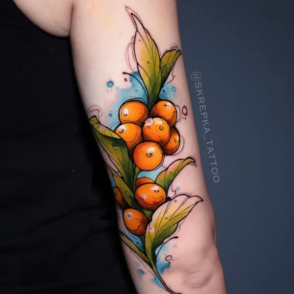 Скетч tattoo by Настя SKREPKA in Москва