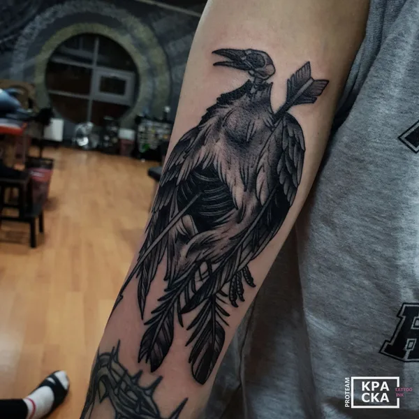 Neo Traditional tattoo by Tradislav in Moscow