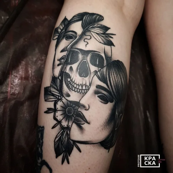 Neo Traditional tattoo by Tradislav in Moscow