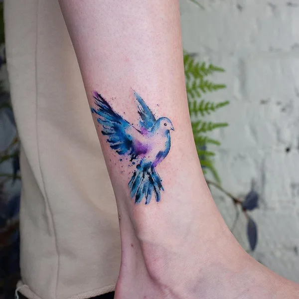 Watercolor tattoo by Алексей Панченко in Moscow