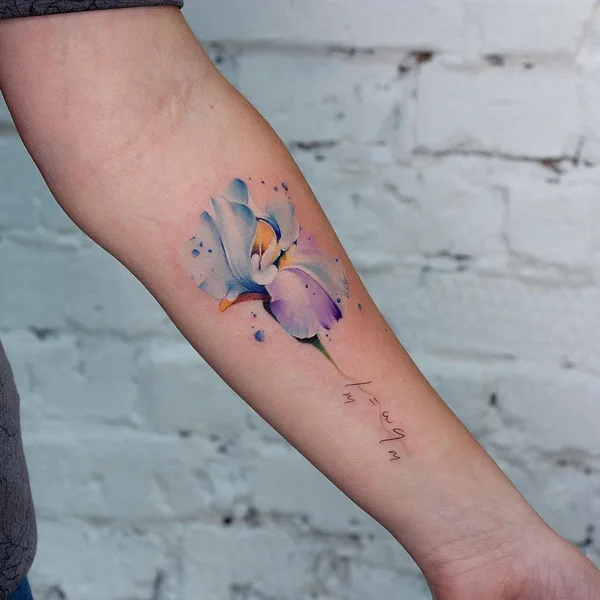 Watercolor tattoo by Алексей Панченко in Moscow