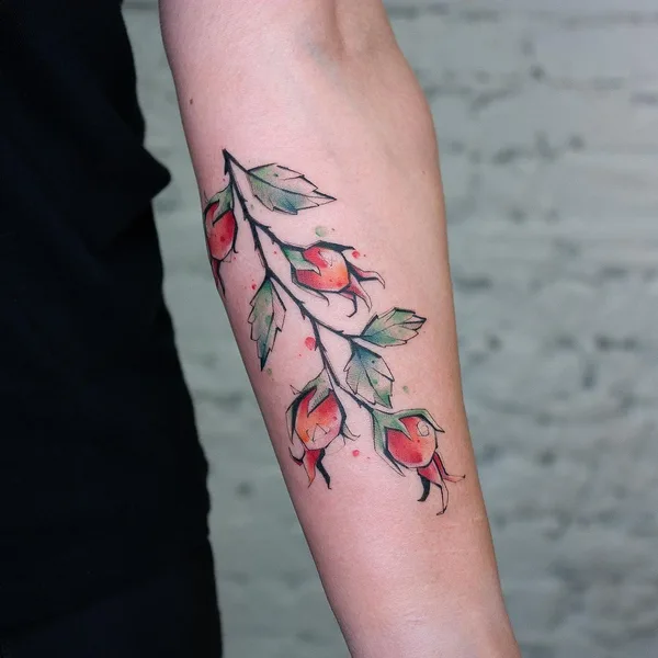 Watercolor tattoo by Алексей Панченко in Moscow