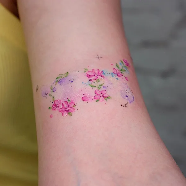 Watercolor tattoo by Алексей Панченко in Moscow