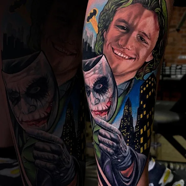 Portrait tattoo by Arthur Black in Saint Petersburg