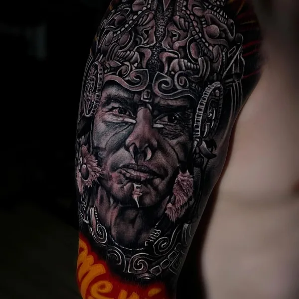 Portrait tattoo by Arthur Black in Saint Petersburg