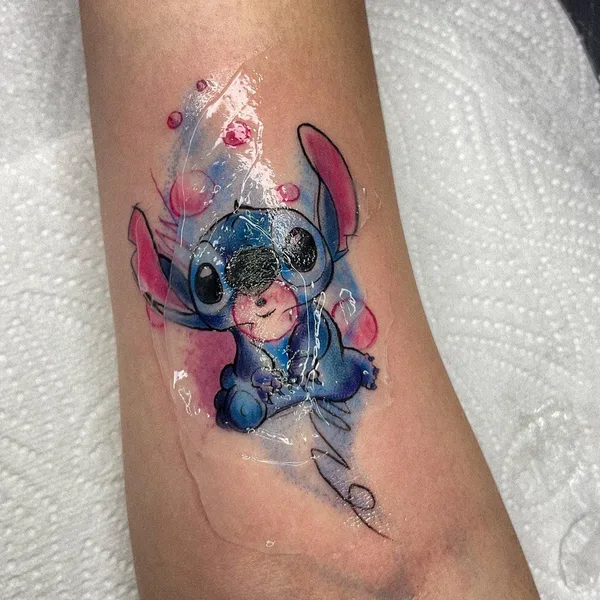 Color tattoo by Алина Ашарчук in Minsk