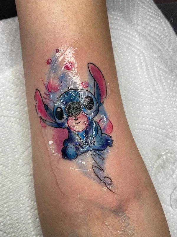 color cartoon tatuaje en forearm #59977 | Tatuador Алина Ашарчук