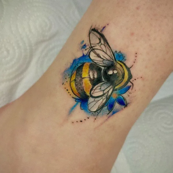 Color tattoo by Алина Ашарчук in Minsk