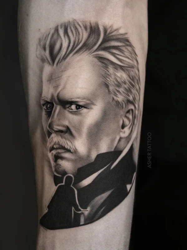 black and grey realism татуировка на forearm #59985 | Тату мастер Asher Ашот