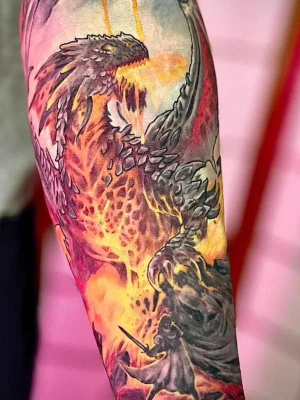 color realism tattoo on forearm #75605 | Tattoo Artist Леон, студия L-Tattoo