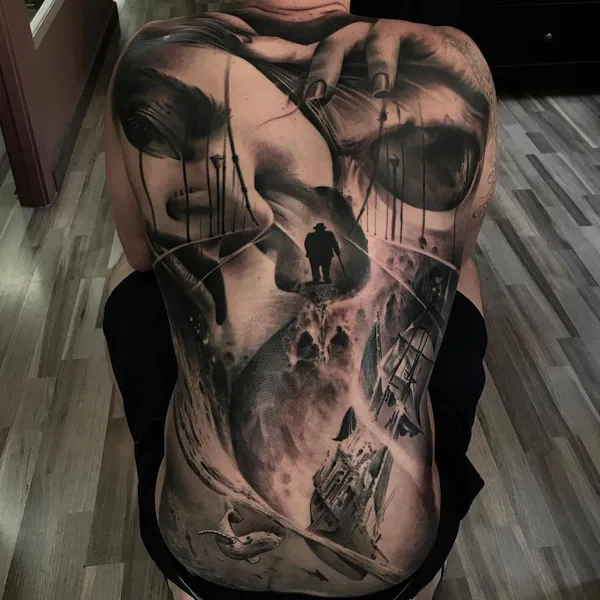 Author's Style tattoo by Ezequiel Samuraii in Barcelona