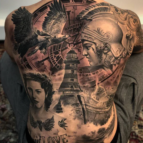 Author's Style tattoo by Ezequiel Samuraii in Barcelona