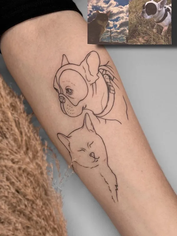 black linework tattoo on forearm #49779 | Tattoo Artist Илья Поволоцкий