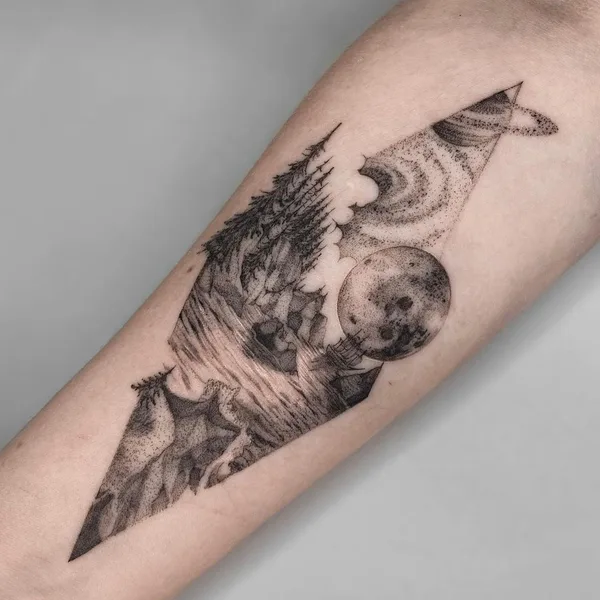 Графика tattoo by Илья Поволоцкий  in Екатеринбург