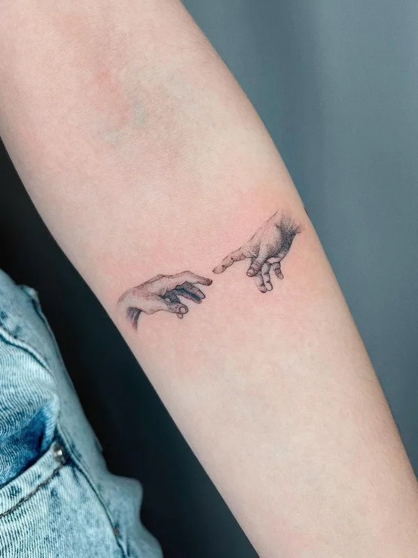 black and grey fineline tattoo on forearm #49778 | Tattoo Artist Илья Поволоцкий