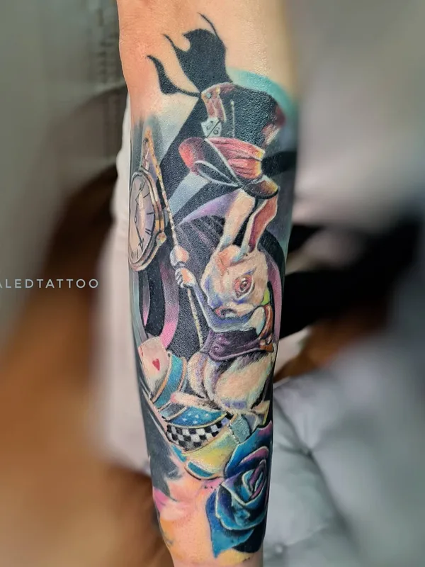 color illustrative Tatuaggio su forearm #49834 | Tatuatore Яна Выкинь