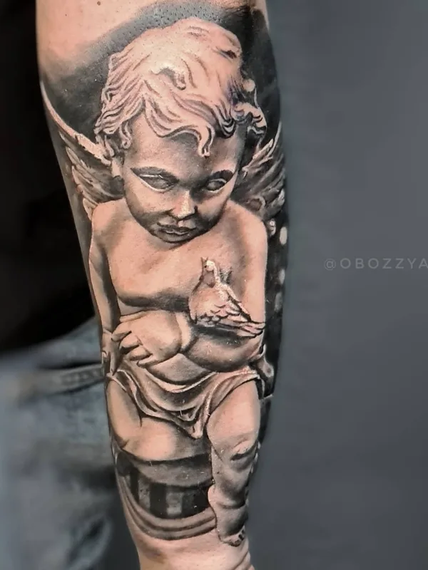 black and grey realism Tatuaggio su forearm #49843 | Tatuatore Яна Выкинь