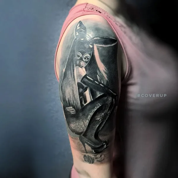 Graphic tattoo by Яна Выкинь in Екатеринбург
