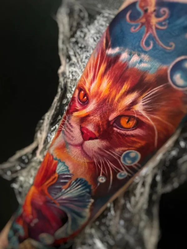 color realism татуировка на forearm #49864 | Тату мастер Александр Теслин