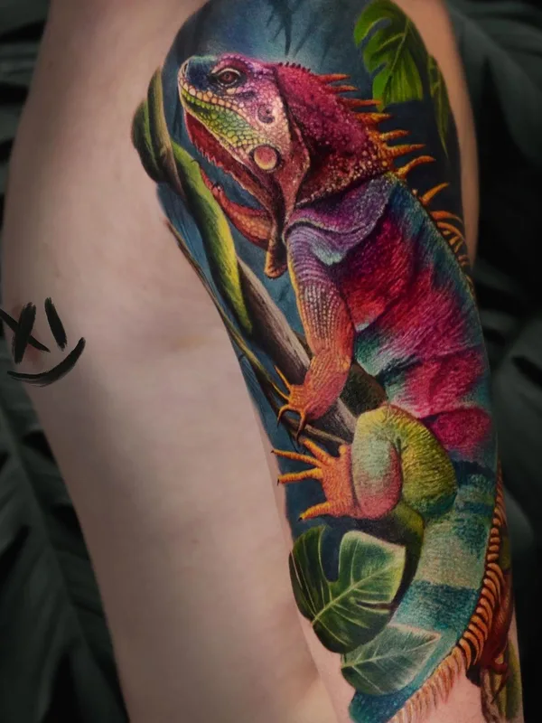 color realism татуировка на full sleeve #49862 | Тату мастер Александр Теслин