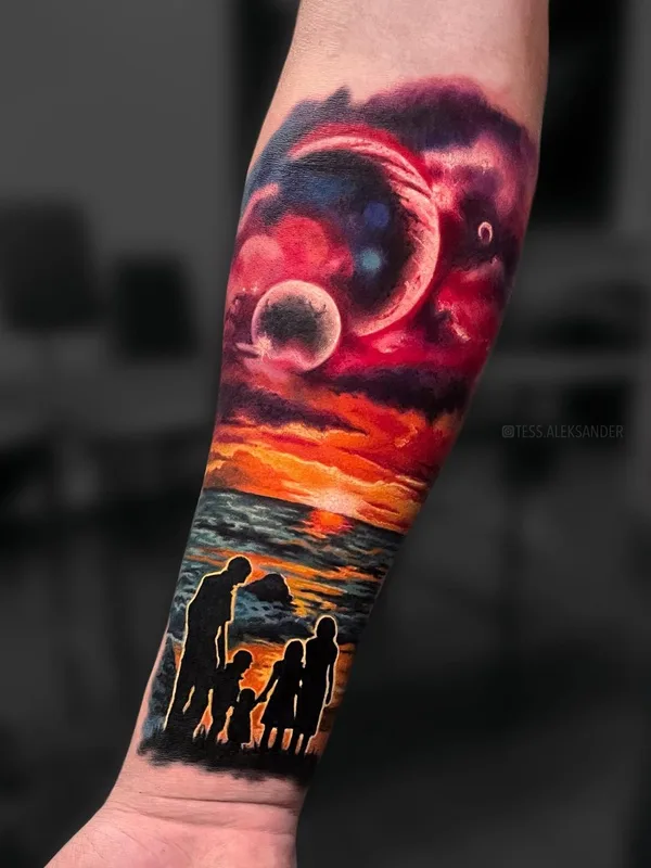 color realism татуировка на forearm #49854 | Тату мастер Александр Теслин